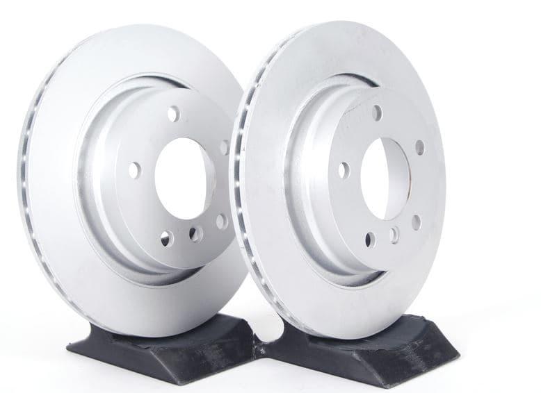 34216864056_A Original BMW Brake Disc Piringan Rem Cakram Belakang 325i E46 294X19 - Gambar 1