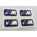1x Original BMW M Sticker Badge Logo Emblem untuk Velg 36112228660 - Image 4