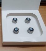 Original BMW Logo Valve Stem Cap Tutup Pentil Mobil 4pcs - Gambar 3