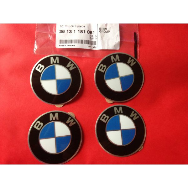 4x BMW E30 E34 E36 E38 E39 E46 Z3 Sticker Dop Roda 58mm 36131181081