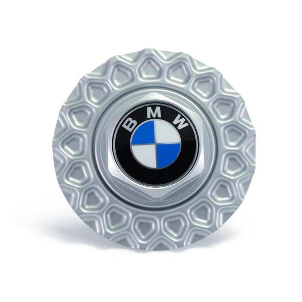Original BMW E30 Hub Caps Dop Roda BBS Classic Style 5 Silver