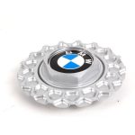 Original BMW E30 Hub Caps Dop Roda BBS Classic Style 5 Silver - Gambar 3