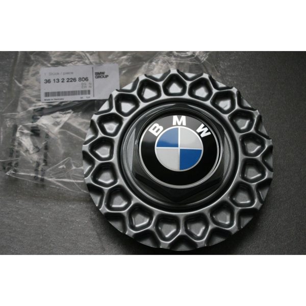 Original BMW E30 Hub Caps Dop Roda BBS Classic Style 5 Nogaro Silver