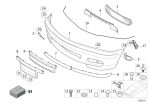 Original BMW E46 M Tech License Plate Holder Tatakan Plat Nomor Polisi - Gambar 4