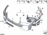 Original BMW G05 X5 F95 X5M Guide Bracket Bemper Depan KANAN 51117421854 - Image 5