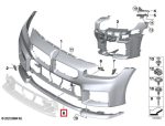 Original BMW G87 M2 CS Front Spoiler Splitter Bemper Depan 51117874202 - Image 7