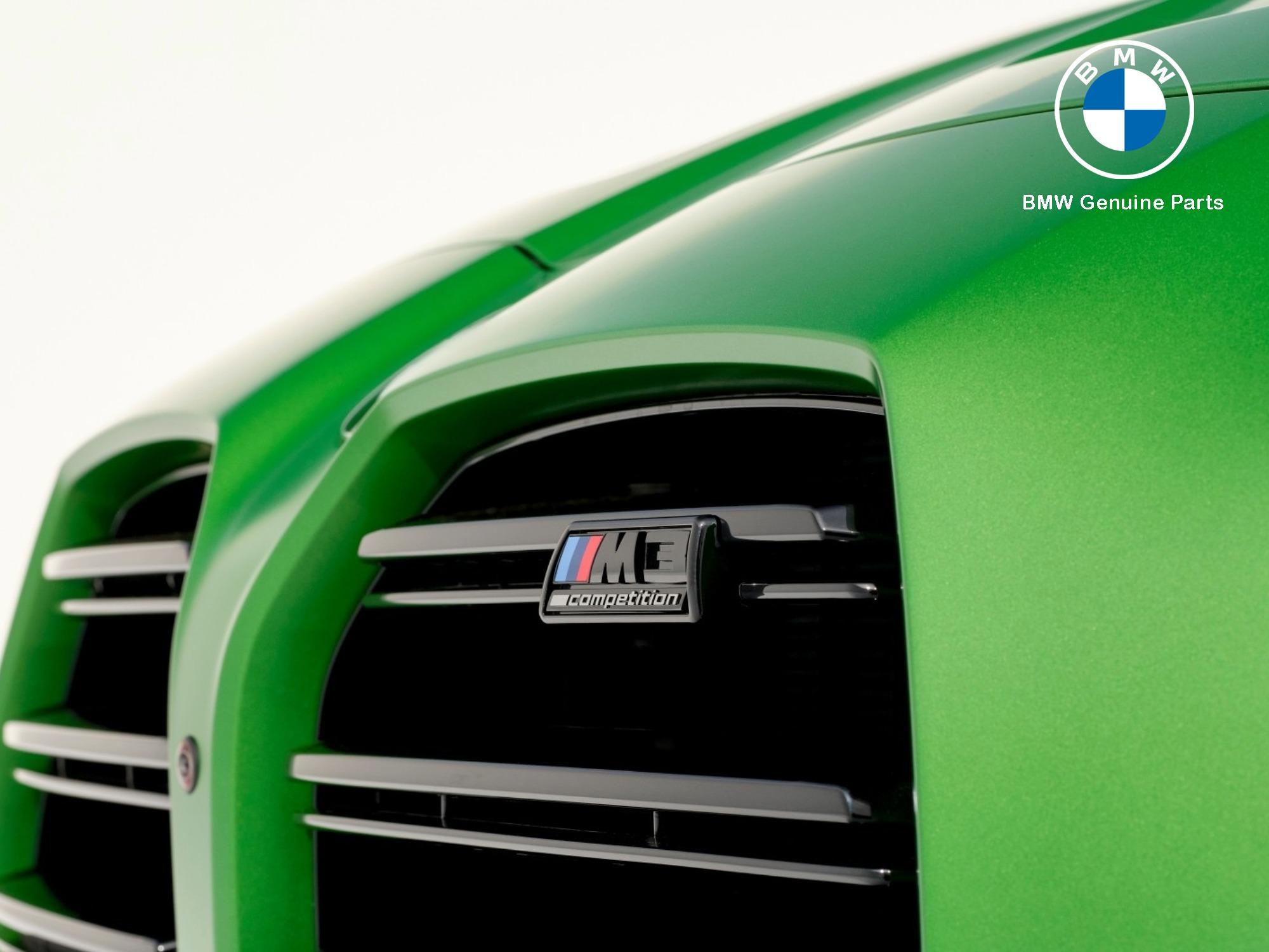 51135B4C466_A Original BMW G80 G81 M3 Competition Emblem Badge Kidney Gril Grill Depan Gloss Black - Image 1
