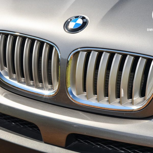 Original BMW E53 X5 Facelift Chrome Titanium Kidney Grille Grill Depan
