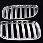 Original BMW E53 X5 Facelift Chrome Titanium Kidney Grille Grill Depan - Gambar 5