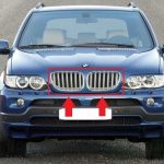 Original BMW E53 X5 Facelift Chrome Titanium Kidney Grille Grill Depan - Gambar 6