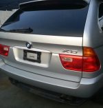 Original BMW E53 X5 Trunk Lid Handle Bagasi TITAN - Complete Set - Gambar 6