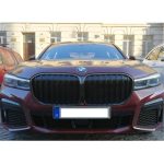 Original BMW G11 G12 7 Series High Gloss Black Kidney Grille - Gambar 4
