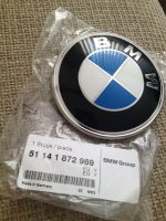 Original BMW E28 E30 E36 Logo Emblem Badge Bagasi belakang mobil