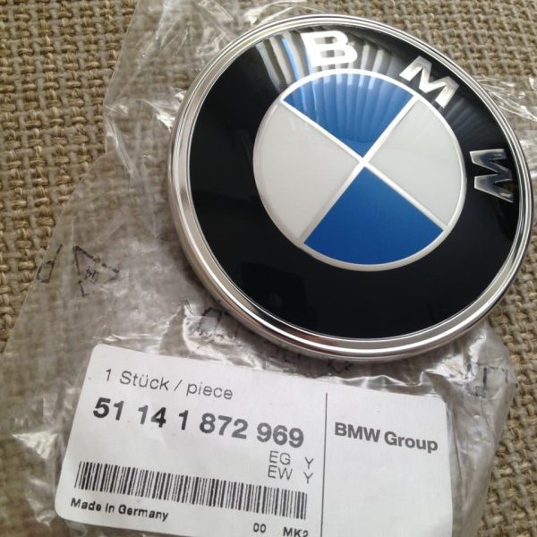Original BMW E28 E30 E36 Logo Emblem Badge Bagasi belakang mobil