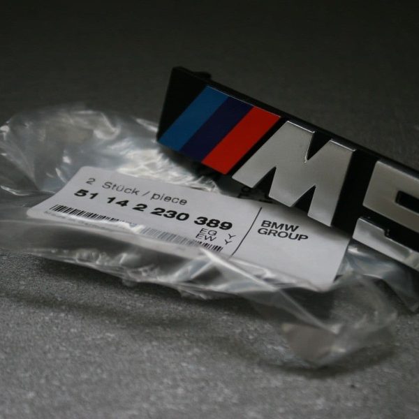 Original BMW E34 M5 Grill Badge Emblem Logo Gril Depan