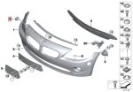 BMW E85 E86 E89 Z4 Engine Hood Badge Emblem Logo Kap Mesin Depan 70mm - Gambar 4