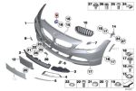 BMW E85 E86 E89 Z4 Engine Hood Badge Emblem Logo Kap Mesin Depan 70mm - Gambar 5