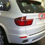 Original BMW E70 X5 Logo Emblem Badge Bagasi belakang mobil - Gambar 6