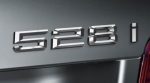 Original BMW F10 528i Badge Emblem Logo Bagasi belakang mobil
