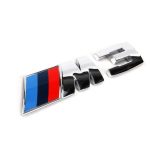 Original BMW E92 M3 Chrome Badge Emblem Bagasi belakang mobil - Gambar 3