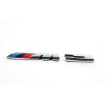 Original BMW E92 M3 Chrome Badge Emblem Bagasi belakang mobil - Gambar 4