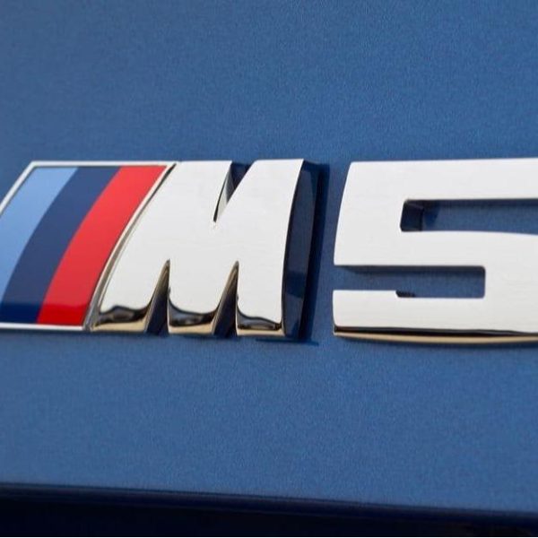 Original BMW F10 M5 Badge Emblem Logo Bagasi belakang mobil