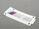Original BMW F10 M5 Badge Emblem Logo Bagasi belakang mobil - Gambar 4