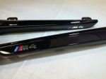 Original BMW F82 M4 M Performance Gloss Black Side Fender Grill - Gambar 3
