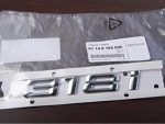 Original BMW E46 318i Badge Emblem Logo Bagasi belakang mobil