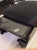 BMW M Performance F30 F32 F80 F82 F83 M3 M4 Armrest Carbon Alcantara - Gambar 3