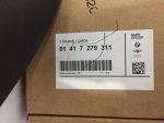 Original BMW F30 F32 F80 F82 Handle Pintu Dalam Depan Kiri - Hitam - Gambar 6