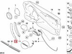 Original BMW E85 E86 Z4 Trim Cover Door Handle Perlglanz Chrome Pintu Depan KANAN - Image 5