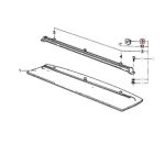 Original BMW E23 E28 E30 Sunshade Bracket Cantelan Krey Belakang 51461905393 - Gambar 5
