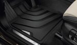 Original BMW F15 X5 All Weather Floor Mats Karpet Karet Mobil - DEPAN