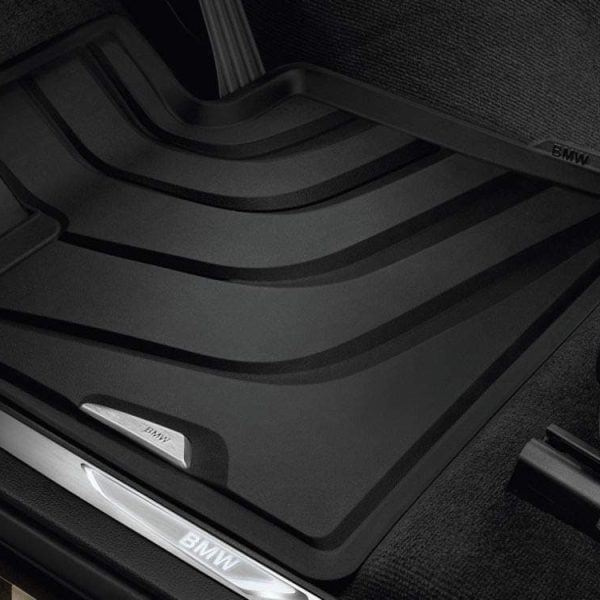 Original BMW F15 X5 All Weather Floor Mats Karpet Karet Mobil - DEPAN