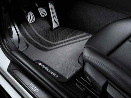Original BMW M Performance Floor Mats Karpet Mobil F32 F33 F36 F83 M4 51472407306
