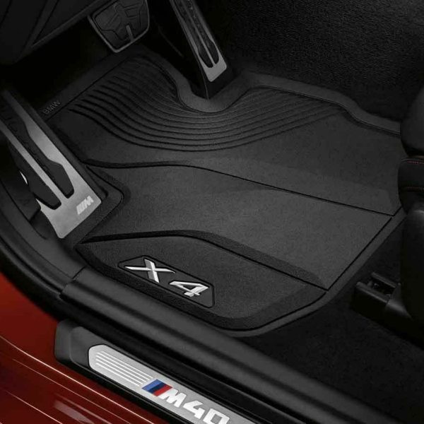 Original BMW G02 X4 All Weather Floor Mats Karpet Karet Mobil FULL SET