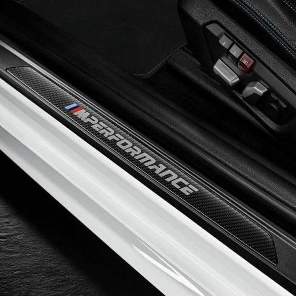 Original BMW F21 F22 F23 F87 M2 M Performance Carbon Door Sills Trim Lis Pintu
