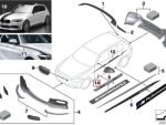 Original BMW F21 F22 F23 F87 M2 M Performance Carbon Door Sills Trim Lis Pintu - Gambar 5