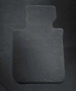 Original BMW E85 E86 Z4 Velours Floor Mats Karpet Bludru - HITAM