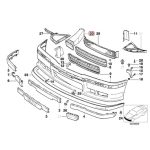 BMW E36 M Tech Brake Air Duct Selongsong Rem Depan KIRI 51712233361 - Gambar 5