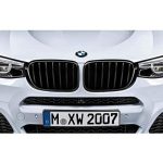 Original BMW F25 X3 LCI F26 X4 M Performance Kidney Grill High Gloss Black Hitam 51712337763 51712337764 - Gambar 6