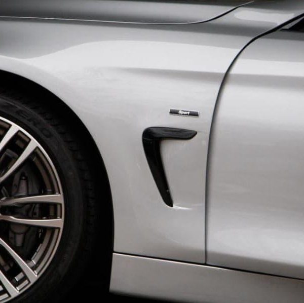 Original BMW F32 F33 F36 Lis Gloss Black Grill Fender Samping KIRI