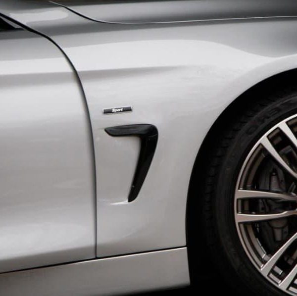Original BMW F32 F33 F36 Lis Gloss Black Grill Fender Samping KANAN