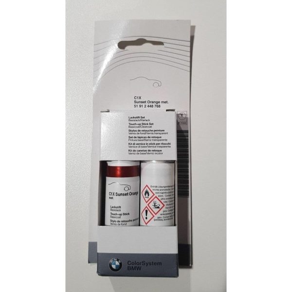 Original BMW Sunset Orange Metallic C1X Touch Up Paint Cat Oles Mobil