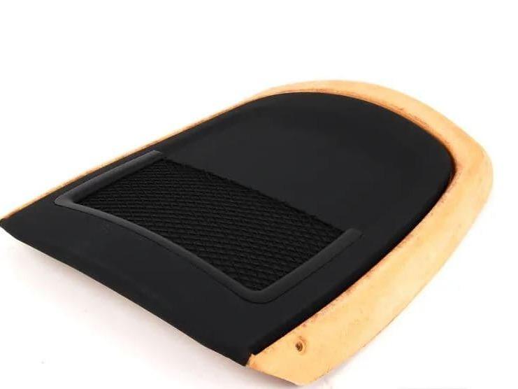 52108235900_A Original BMW E46 Seat Backrest Cover Penutup Sandaran Jok Depan BLACK - Gambar 1