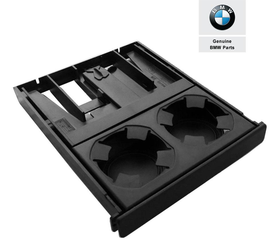 52207041830_A Original BMW E46 330i Cup Holder Konsol Tengah Arm Rest Belakang - Gambar 1