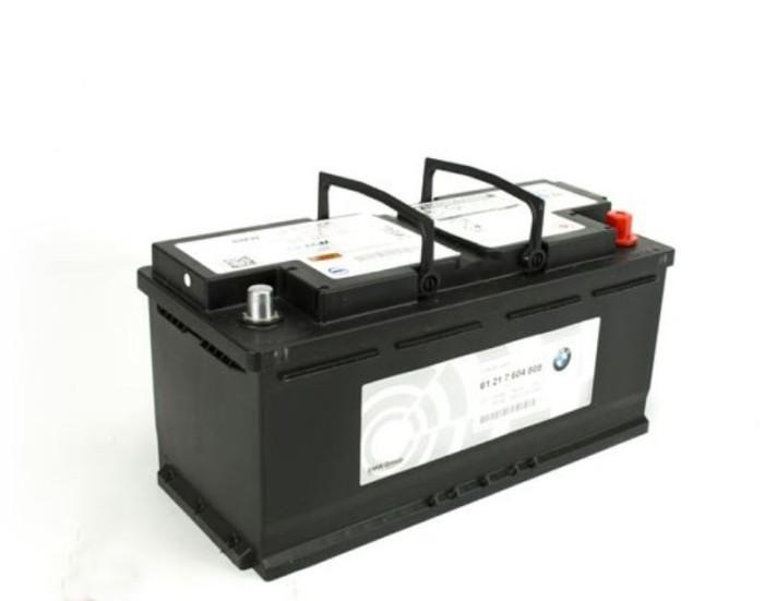 61217604808_A Original BMW F06 F12 F13 Accu Battery AGM 105AH Aki 61217604808 - Gambar 1
