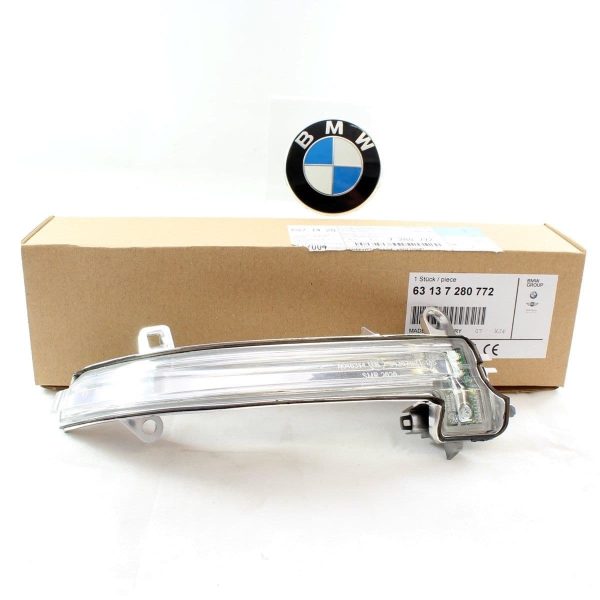 Original BMW F20 F21 F23 F30 F32 F36 E84 X1 F87 M2 Lensa Sen Mika Lampu Sein Spion KANAN