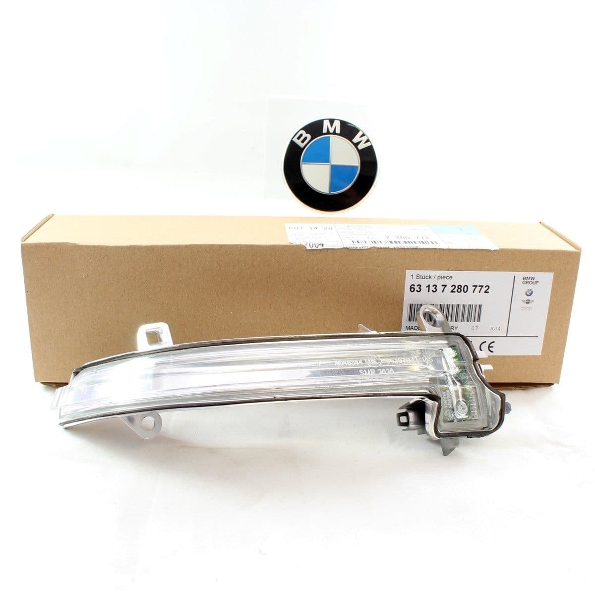 63137280772_A Original BMW F20 F21 F23 F30 F32 F36 E84 X1 F87 M2 Lensa Sen Mika Lampu Sein Spion KANAN - Gambar 1